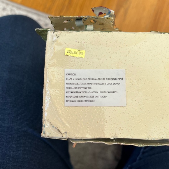 Rustic Snowman Candle/Lantern Candle Holder - Picture 8 of 8